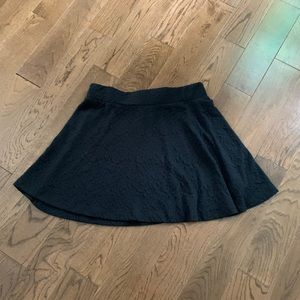 Rebel rogue black flowy mini skirt. NWT